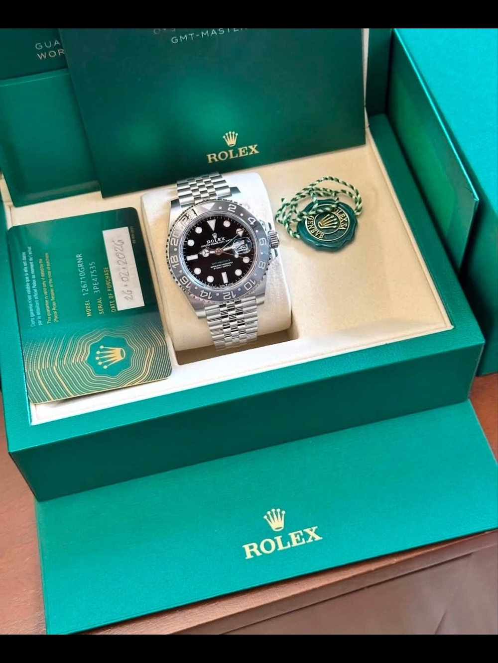 Rolex GMT Bruce Wayne 126710GRNR - Picture 3 of 4